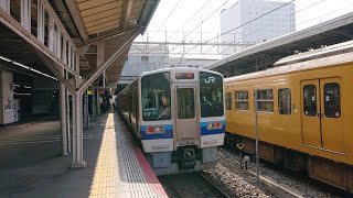 SUB(2024年03月上旬撮影)普通岡山→三原213系モハ213 1左側面