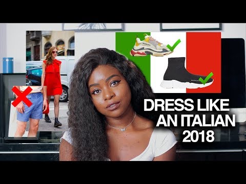 HOW TO DRESS LIKE AN ITALIAN SECONDO UNA RAGAZZA AMERICANA 2018-2019