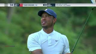 Video thumbnail of "Tiger Woods 2nd Round at the 2020 BMW Championship | Every Shot"