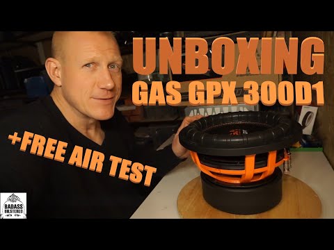 Unboxing GAS GPX 300D1 +Free air test!
