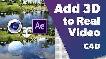 C4D Tutorial - Adding 3D Animation to Real Video Footage