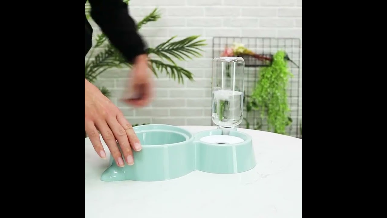 Cat Bowl Pet Automatic Drinking Water Bottle