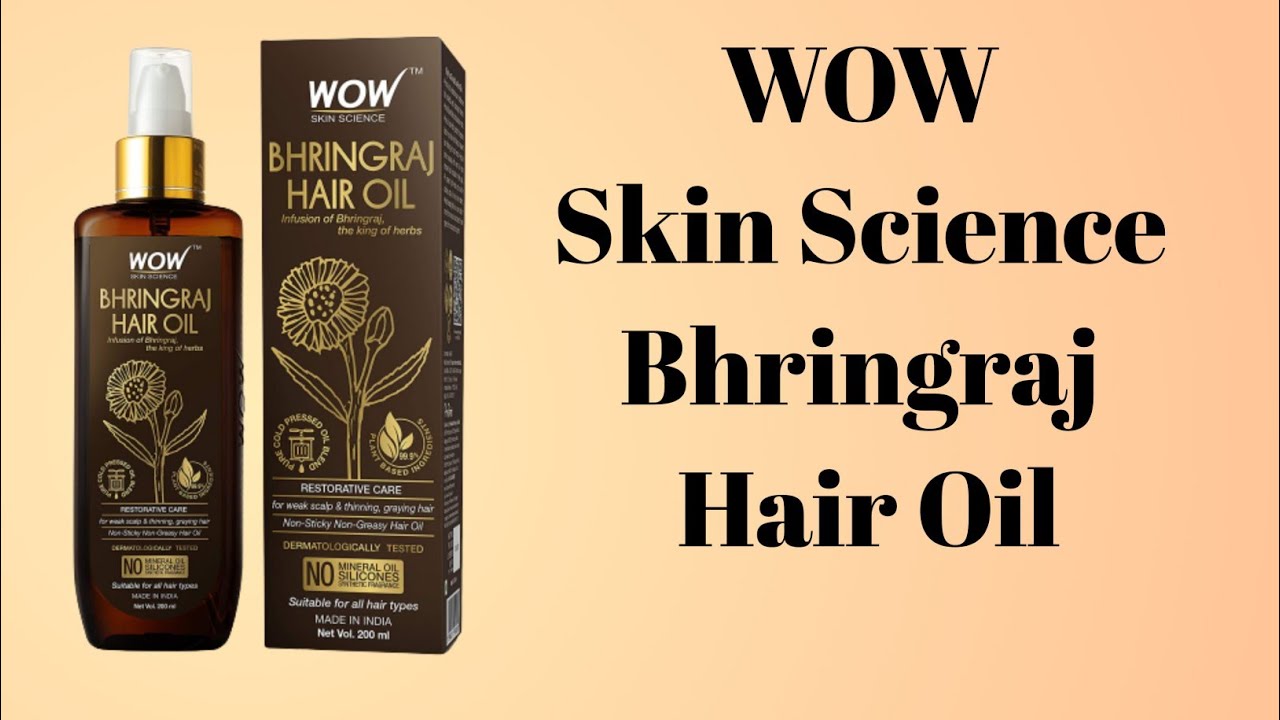 WOW Skin Science Bhringraj Hair Oil | WOW Bhringraj Oil | Best Hair Oil For Hair Growth | Hair Care