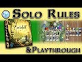 Learn To Play Presents: Everdell Solo Rules And Play Through