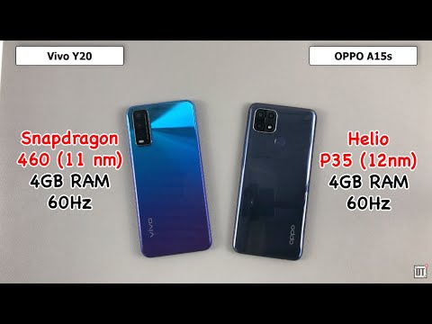 Vivo Y20 vs OPPO A15s Speed Test, Camera Test, Display Test