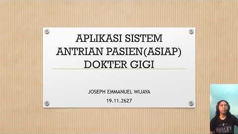 Aplikasi Sistem Antrian Pasien (ASIAP) Dokter Gigi | 19.11.2627