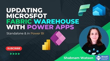 Updating Microsoft Fabric Warehouse with Power Apps visual in Power BI