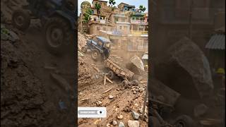Mini Tractor Axle Breaks Under Giant Stone Load | #MiniTractor#MiniatureConstruction#ToyTractor #ai
