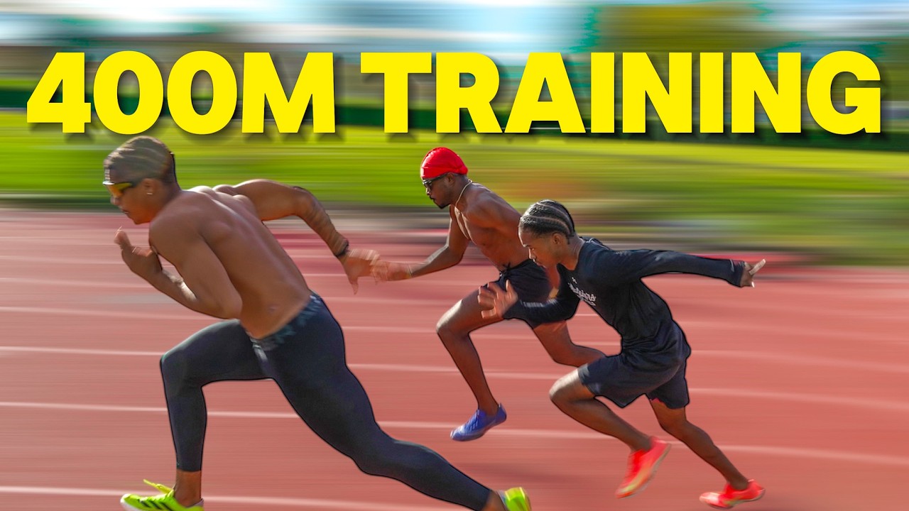 D1 Athletes vs INSANE 400m Training
