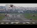 Patrouille de France - 8 planes Land on a single Runway ( HD )