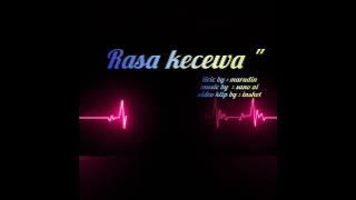 Rasa kecewa'📀‼🎧( lagu popslowrock @marudinandri official - musik ai )