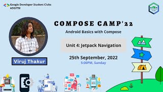 Session 3 - Compose Camp'22 | Viruj | GDSC ADGITM
