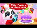 Baby Panda&#39;s Winter Ice Cream Truck - Let&#39;s make some delicious Christmas desserts! | BabyBus Games