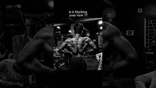 is it blocking your view ??.. #fitness #motivation #dothingsyoudontwanttodo