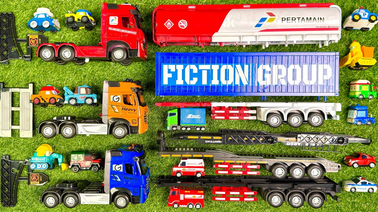Diecast Truk Trailer Panjang