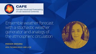 Ensemble weather forecast with a stochastic weather generator and analogs of the atmospheric circ...