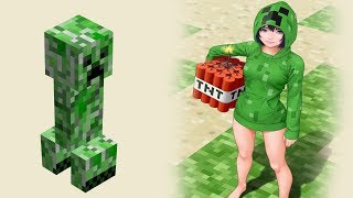 minecraft Characters as Animes