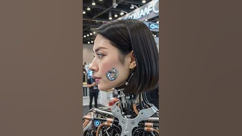 Guy Tries Out the Newest Girlfriend Robot at the Expo