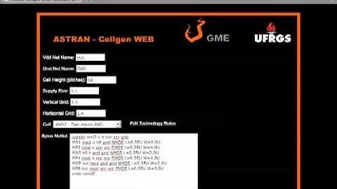 CellgenWEB - Automatic Cell Layout Generator for WEB