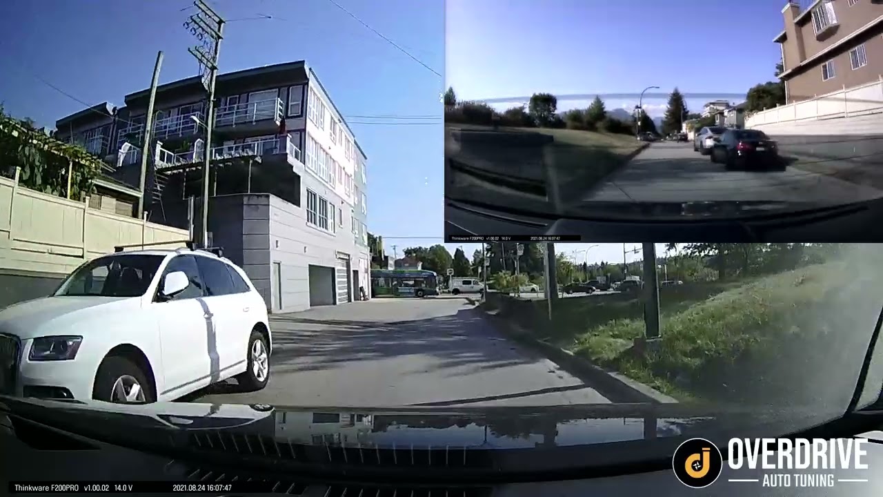 Thinkware F200 Pro Sample Video (Overdrive Auto Tuning)