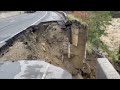 Watch the raging Pigeon River wash away I-40 after Helene