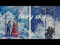 How to paint a couple on a swing/Sky and clouds/Acrylic/Пара на качелях небо облака\Акрил