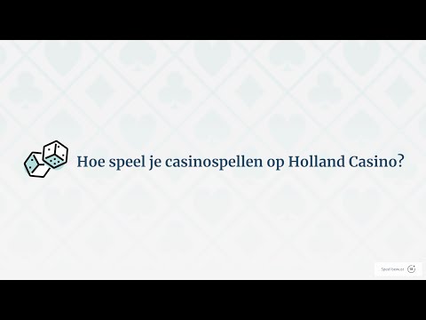 Hoe speel je casinospellen op Holland Casino Online?