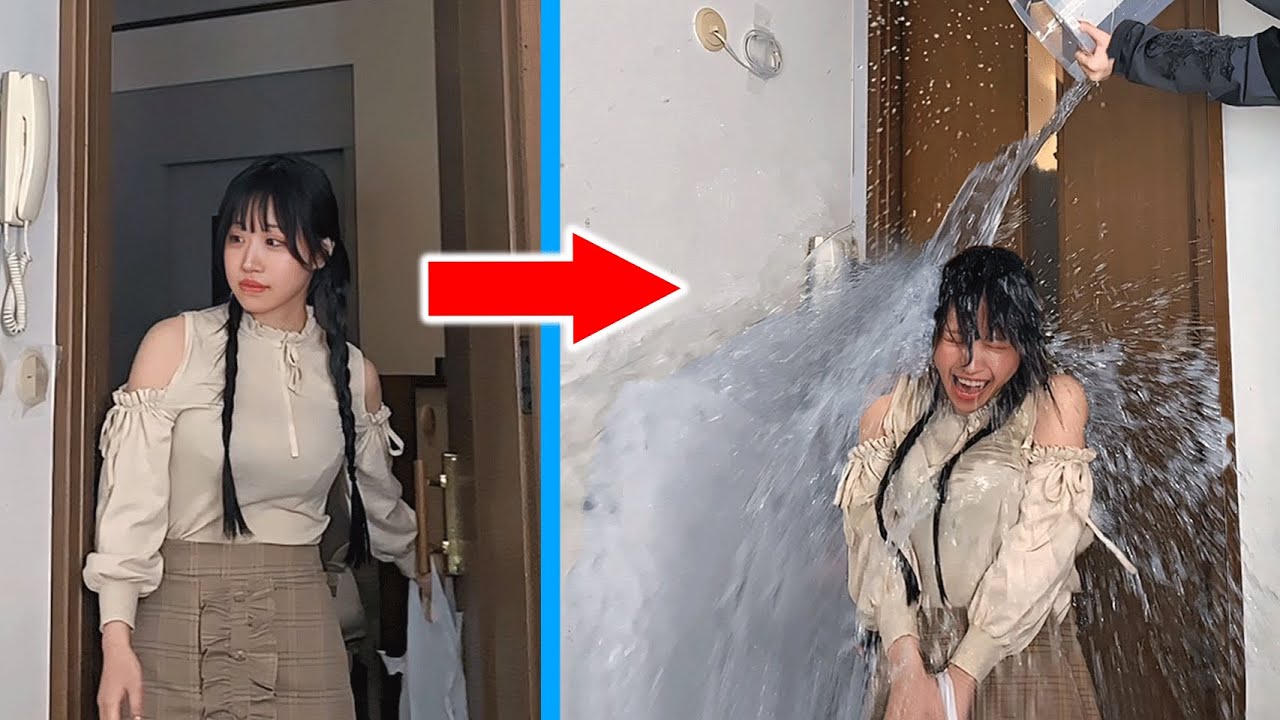 帰宅したら熱湯降ってくるドッキリしたら放送事故になりかけたwwwww