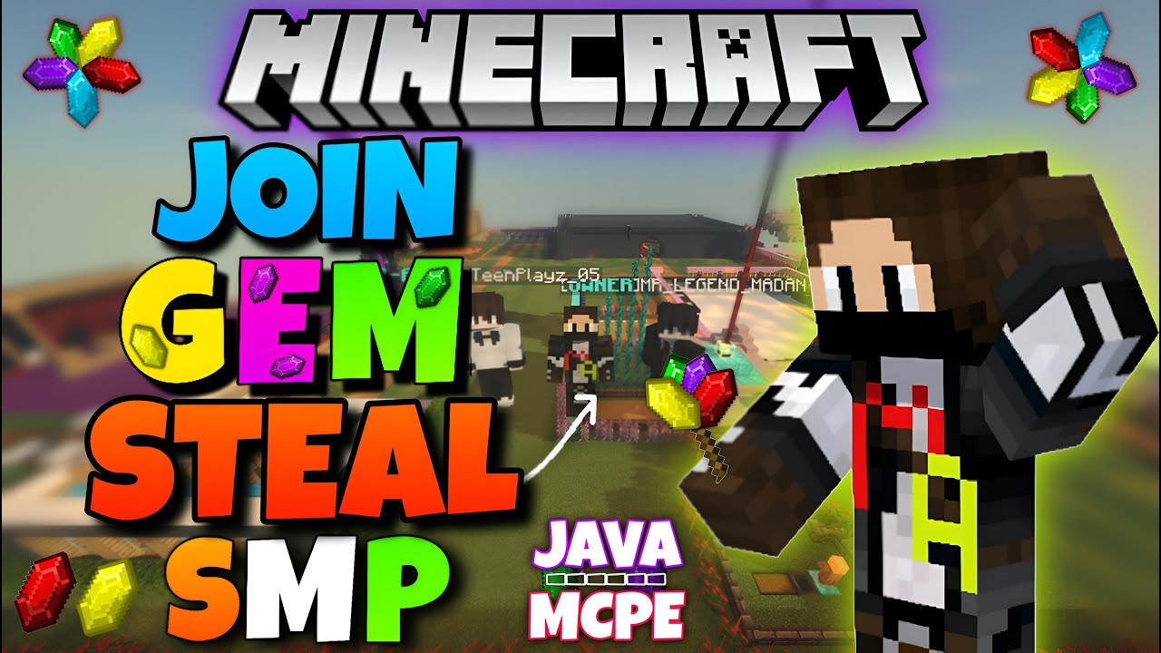 Best New Free Public Gemsteal Smp | Public Gem Steal Smp For Mcpe ...