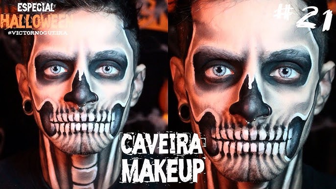 Dicas de maquiagem para vampiros masculinos - Halloween Makeup Techniques