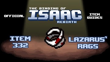 Official TBOI Item Guides No. 332: Lazarus