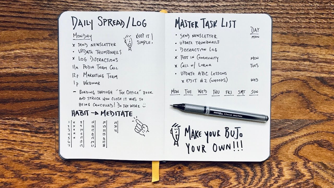 How to: Bullet Journaling for Productivity and Organization