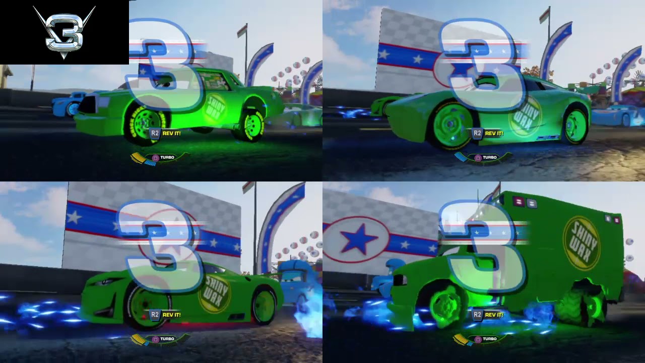 Cars 3 - Driven to Win. Working together as a team