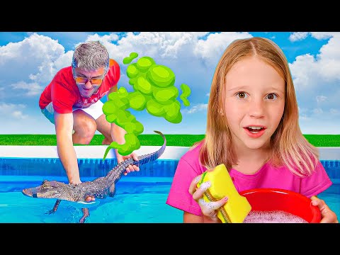 ناستيا تعتني بالحيوانات النادرة ومجموعة قصص ممتعة للأطفال لمدة ساعة