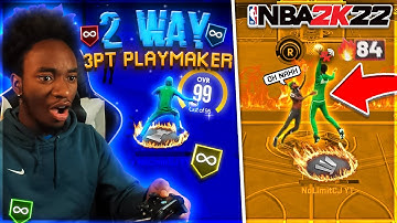 I TOOK MY 99 2 WAY 3PT PLAYMAKER BUILD to COMP STAGE! NBA 2K22 NEXT GEN BEST ISO GLITCH BUILD