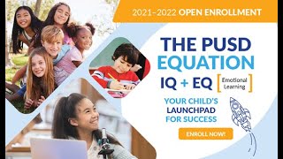 PUSD 2021-2022 Open Enrollment Information