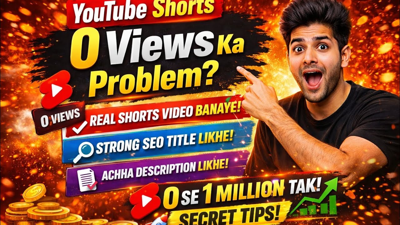 YouTube Shorts 0 Views Problem Fix (2026) | How To Get Viral Views on Shorts”