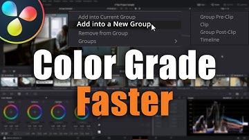 How to Use "Groups" - DaVinci Resolve 16 Tutorial