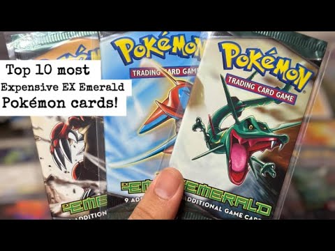 Top 10 most expensive EX Emerald Pokmon cards currently on the 2024 market!