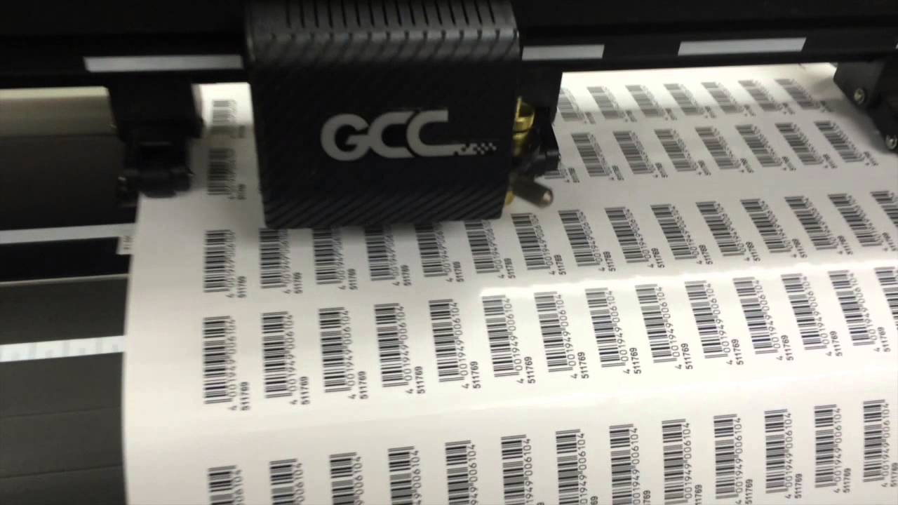 GCC Jaguar IV 61 Die Cutting Barcode Label