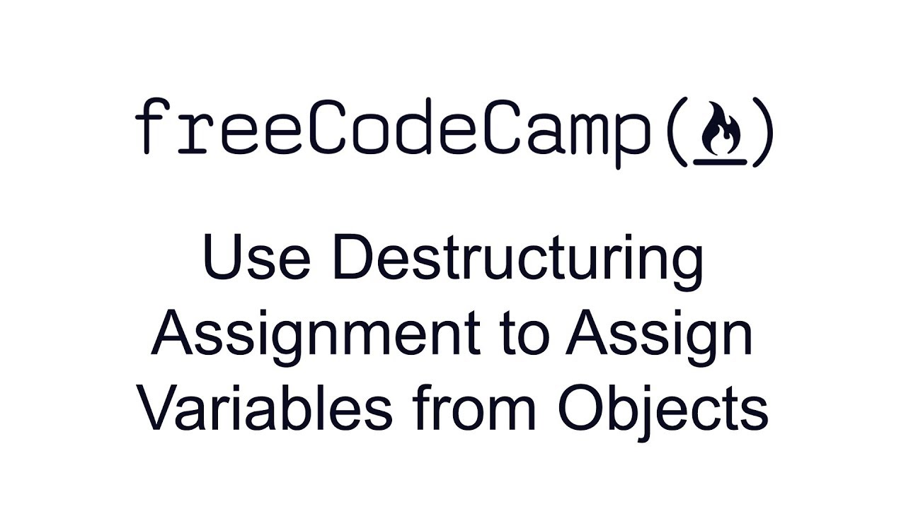 destructuring assignment to existing variable