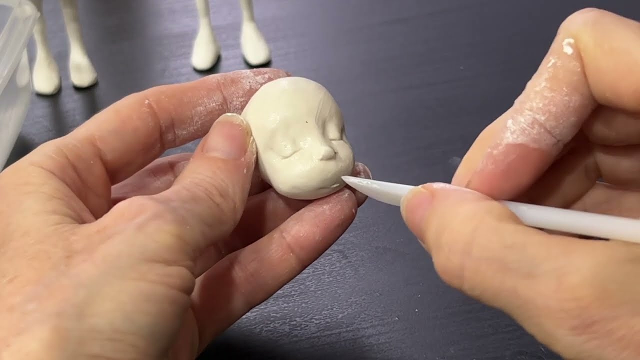 CREATING   FANTASY FIGURES USING PAPER  STONE CLAY.