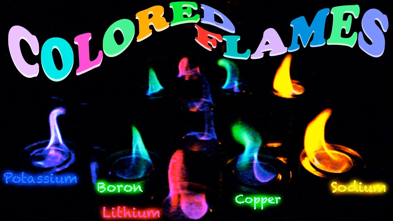 Mugle Science How to make Colored Flames! Quick and easy Science