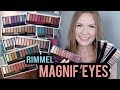Rimmel Magnif'Eyes Palettes! | Full Collection! | Swatches & Review! | LipglossLeslie
