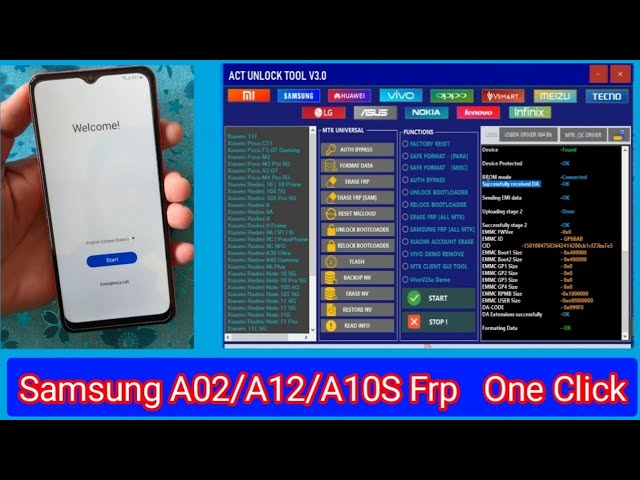 ACT SAM FRP Tool V1 Samsung FRP Remove