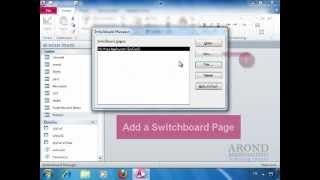 Famous Using Access 2010 - Create a Switchboard Profile