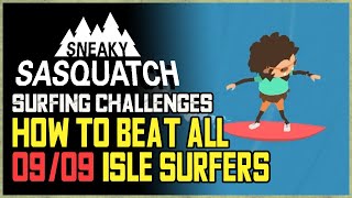All 9 Surfer Challenges Sneaky Sasquatch