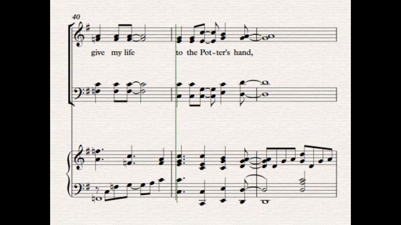 The Potter's Hand Lyrics & Notes YouTube
