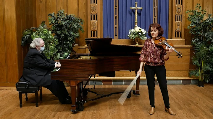 Christine Kharazian and Frank Conlon perform Edvar...