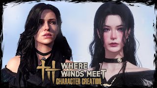 WHERE WINDS MEET || Yennefer [Witcher] - Female Character Creation